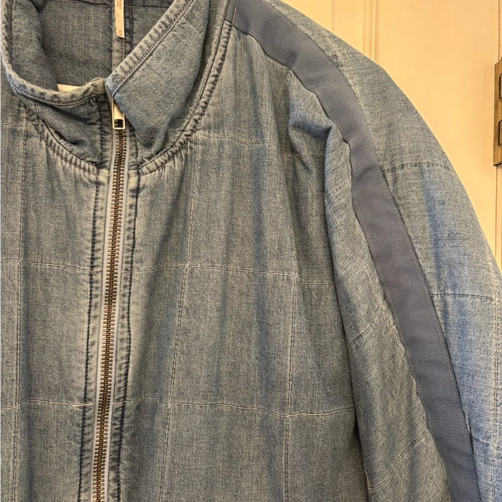 Free People Dolman Quilted Jean Jacket - Picture 3 of 4